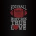 Football Is My One True Love Rhinestone Transfers